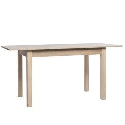 Mesa de Jantar Extensível COBURG (120-160 cm) Carvalho