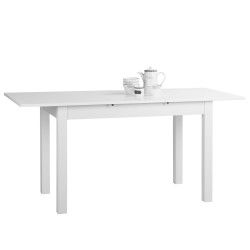 Mesa de Jantar Extensível COBURG (120-160 cm) Branco