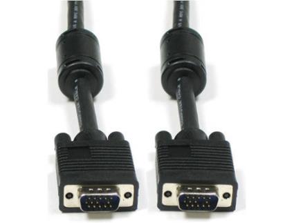 Cable Svga 3GO CVGA15MM/ VGA Macho - VGA Macho/ 15M/ Negro