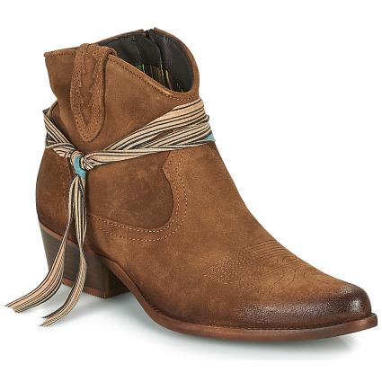 Felmini  Botas baixas SERRAJE  Castanho Disponível em tamanho para senhora. 36,40.Mulher > Sapatos > Botins