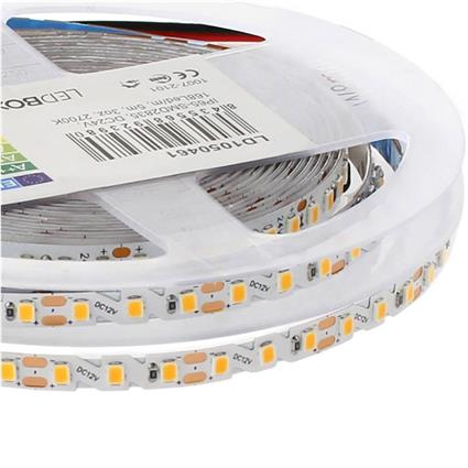 Fita contorno zig zag led smd2835 dc12v 5m (120led/m) 50w ip20 vermelho