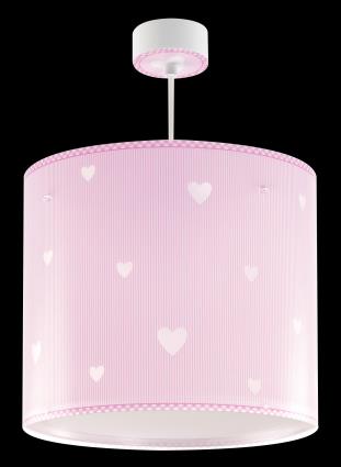 Candeeiro de teto suspenso SWEET DREAMS ROSA