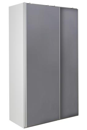 Porta de correr  BARCELÓ CINZA ESCURO 80X228CM