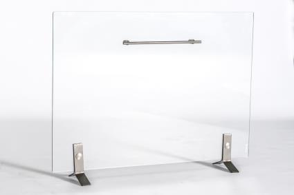 Ecrã para lareira de vidro Nº04 6MM INOX