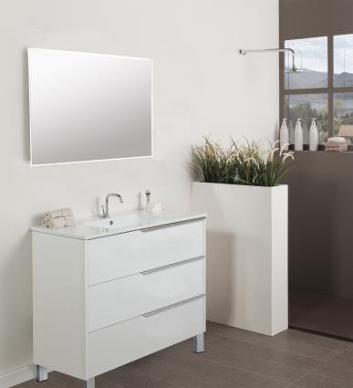 Móvel de casa de banho LUXUS BRANCO 100