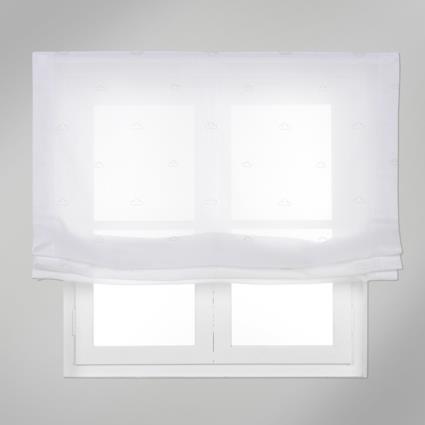 Estore japonês PLISSADO NUVENS CINZENTO