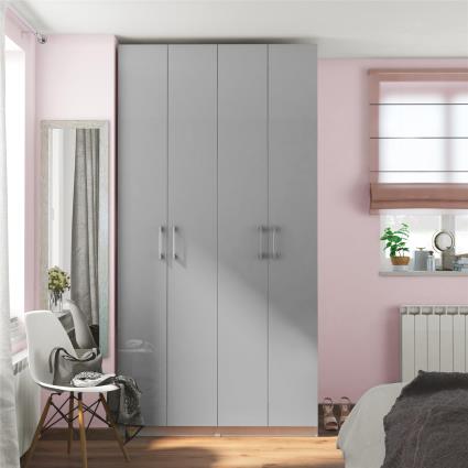 Porta de bater  BARCELO CINZA CLARO 30X228CM