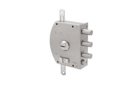 Fechadura de sobrepor INOX 60X130 DIREITA