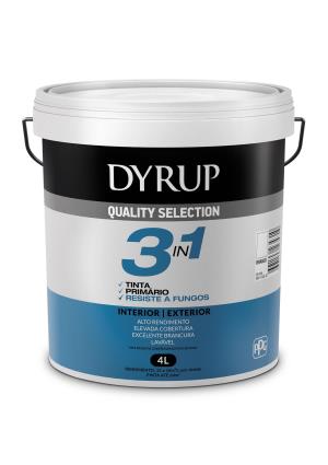 Tinta de interior mate 3 EM 1 BRANCO 4L 