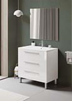 Móvel de casa de banho MADRID BRANCO 90