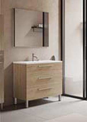 Móvel de casa de banho MADRID CARVALHO 100