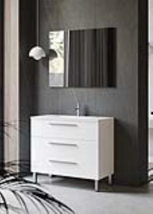 Móvel de casa de banho MADRID BRANCO 100