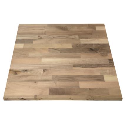 Tampo de bancada em madeira maciça NOGUEIRA 250X65X2.7 CM