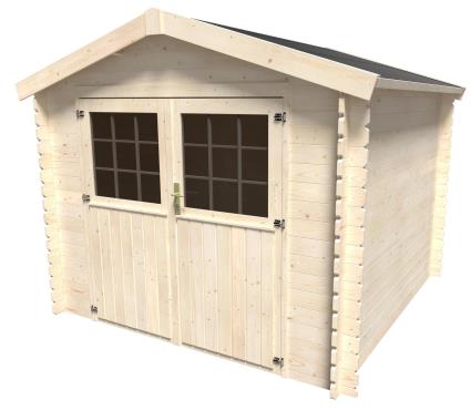 Abrigo de madeira  KABEO AXESS 2.89X2.73M ÁREA ÚTIL 5.9M²