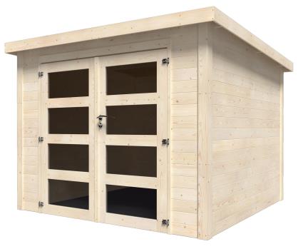 Abrigo de madeira  KUTA AXESS 2.75X2.55M ÁREA ÚTIL 5.96M²