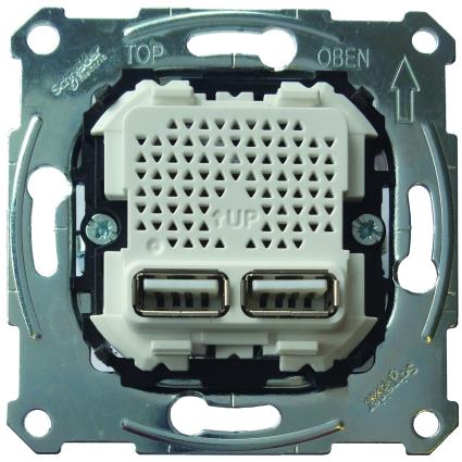 Tomada dupla USB M-ELEGANCE