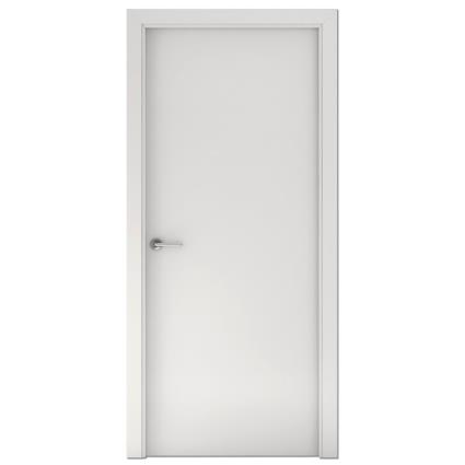 Bloco de porta interior LILLE BRANCA COM FECHADURA 72.5X203CM DIREITA