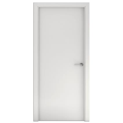 Bloco de porta interior LILLE BRANCA COM FECHADURA 72.5X203CM ESQUERDA