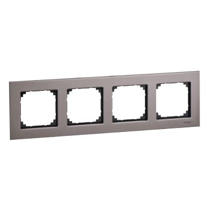 Espelho quádruplo reversível M-ELEGANCE CINZA