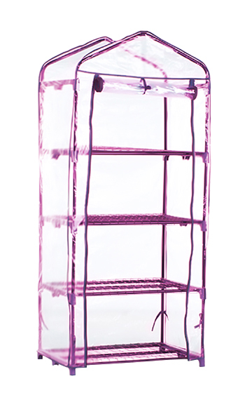 Estufa com estante FUCSI 69X49X157CM