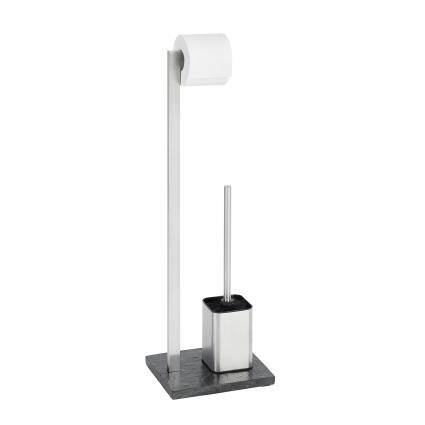 Piaçaba com porta-rolos SLATE ROCK INOX