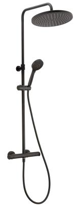 Conjunto de duche LEVITY PRETO
