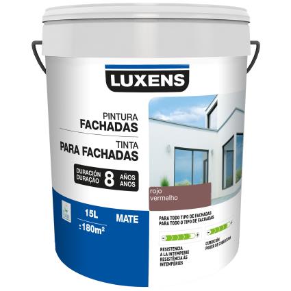 Tinta exterior  MATE 8 ANOS 15L VERMELHO