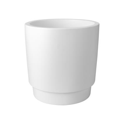 Vaso de resina PURE CZADE 40CM BRANCO