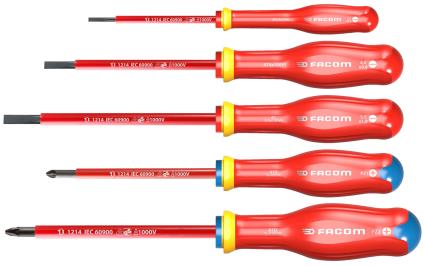 Jogo de chaves de fendas  A5VE.PG ISOL 1000V PZ