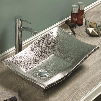 Lavatório de pousar JIM 51X36 PRATA