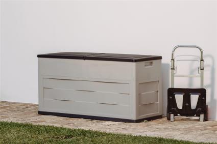 Baú de resina AMBITION  320L 60X119X46CM