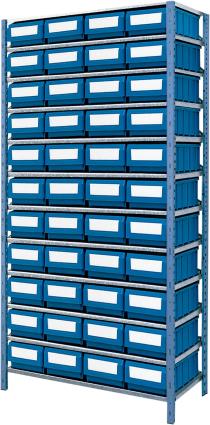 Estante de metal Nº 303 205X103X44CM