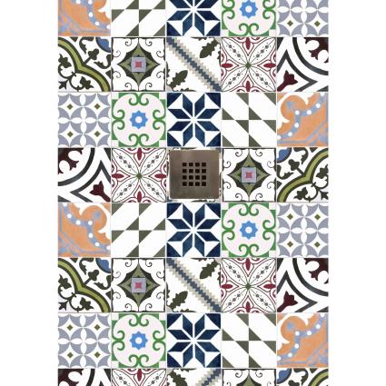 Base de duche IMAGE PATCHWORK COLOR 100X70 CM