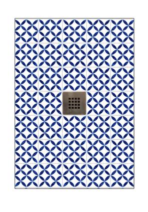Base de duche IMAGE HIDRA 100X70 CM AZUL