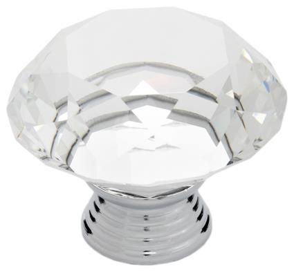 6 puxadores para móvel ZAMAK D40 CROMADO BRILHANTE