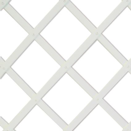 Painel decorativo EXTENSÍVEL DE PVC BRANCO 100X300CM