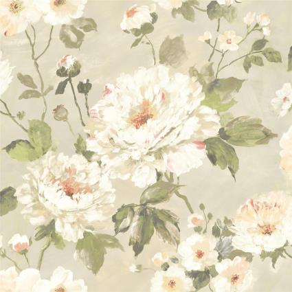 Papel de parede FLORAL VERDE