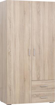 Roupeiro em kit ONE CAMBRIAN 2 PORTAS + 2 GAVETAS 200X100CM