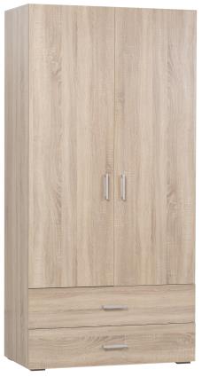 Roupeiro em kit ONE CAMBRIAN 2 PORTAS + 2 GAVETAS 200X100CM