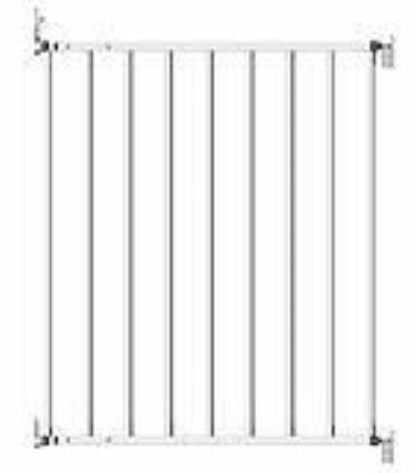 Barreira infantil METAL EXTENSÍVEL 61-109CM