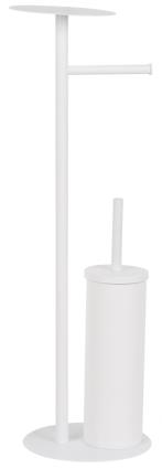 Piaçaba com porta-rolos EUROPA BRANCO