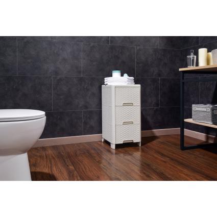 Carrinho de arrumação COTTAGE 3 NIVEIS IVORY