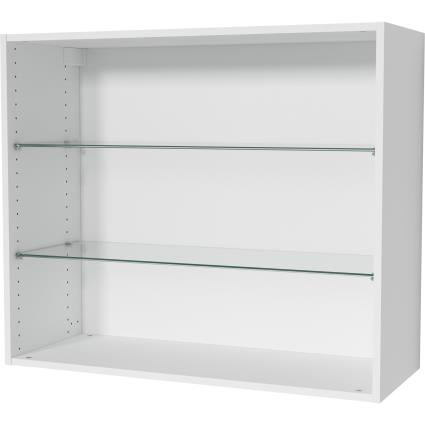 Kit de 2 prateleiras VIDRO 90CM