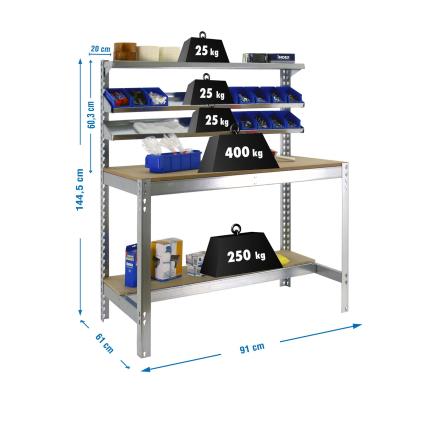 Bancada de trabalho fixa SIMONWORK BT1 900