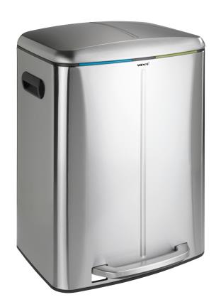 Balde DE PEDAL INOX EASY 2X20L