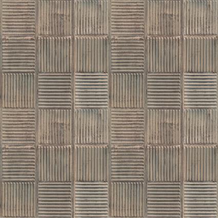 Papel de parede QUADRADOS CIMENTO 1160-G45330 CASTANHO