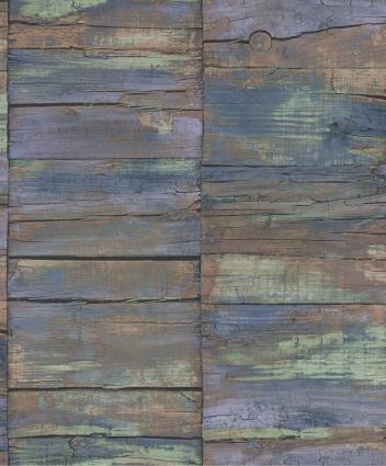 Papel de parede IMITAÇÃO MADEIRA 1160-G45342 AZUL