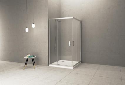 Cabine retangular LECI 70X120CM 6MM