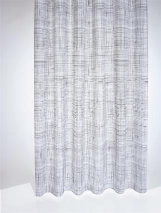 Cortina de duche SOREMA MIX STORM 180X200CM PRETA