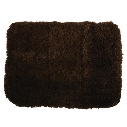 Tapete de casa de banho DOUCEUR 50X70CM CASTANHO